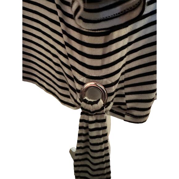 C.D. Daniels 3/4 Sleeve Striped Shirt Plus Size 1X - Picture 4 of 6